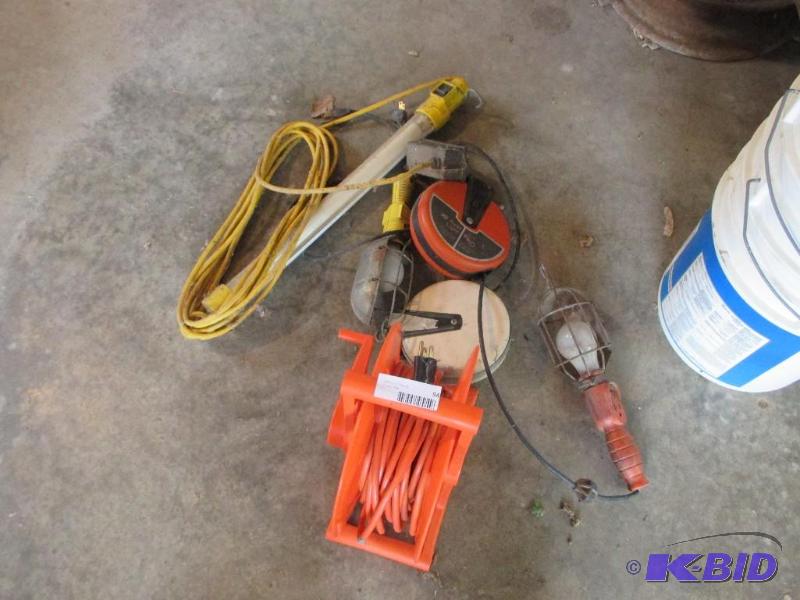 trouble lights and extension cord...