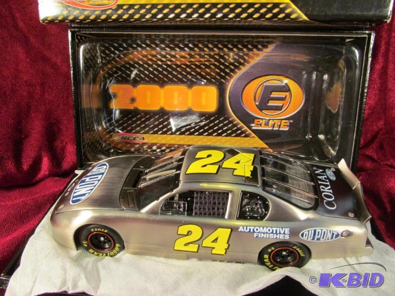 lot 1 image: 2000 #24 Jeff Gorden DuPont Test Car 1 of 3,000 Action Elite 124 Scale NASCAR Monte Carlo Brushed Metal