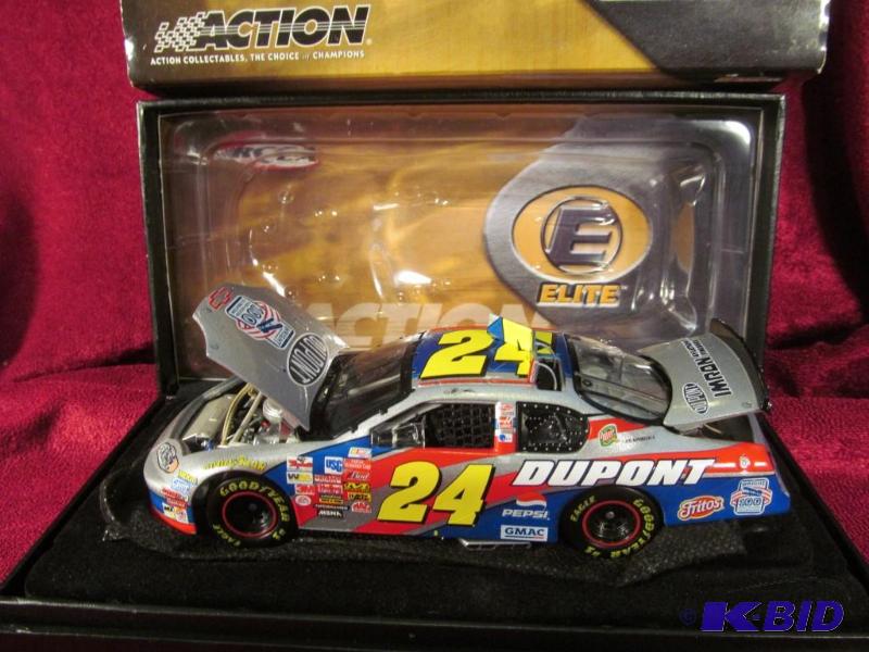 lot 2 image: 2003 #24 Jeff Gorden DuPont Wright Brothers 1 of 844 NASCAR Monte Carlo Action Elite 132 Scale