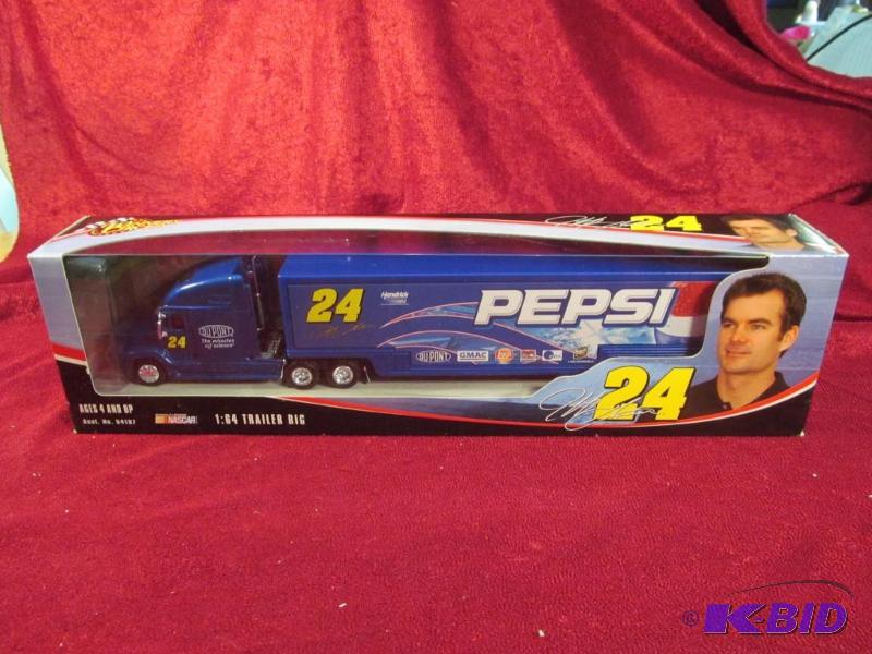 lot 20 image: 2004 Jeff Gordon #24 Pepsi 164 Transporter Action