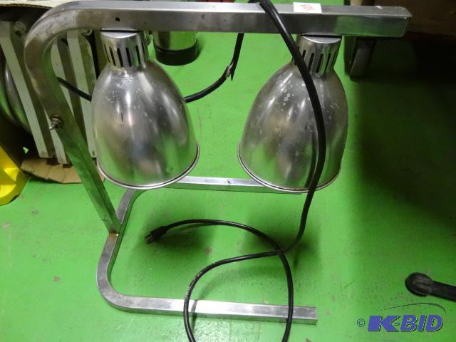 lot 103 image: Double Heat Lamp...