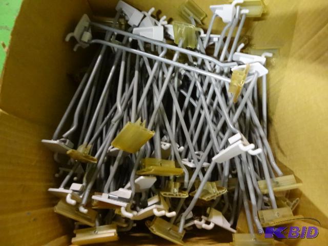 lot 122 image: 70 Peg Board Peg Hooks. 8"...