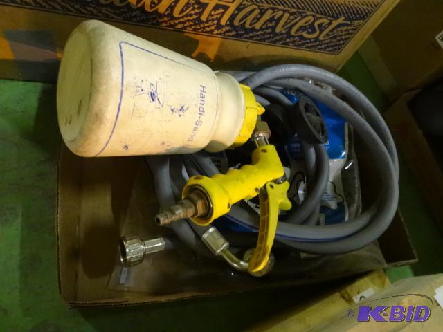 lot 145 image: Washer Hoses. Air HandiSand Blaster...
