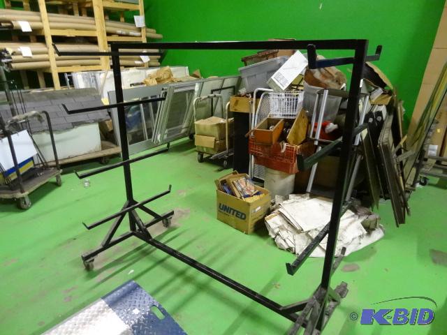lot 149 image: Metal Rack for Lumber Pipe or As a Hanging Dr...