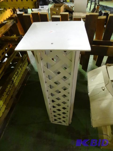 lot 153 image: Lattice Plant Stand...