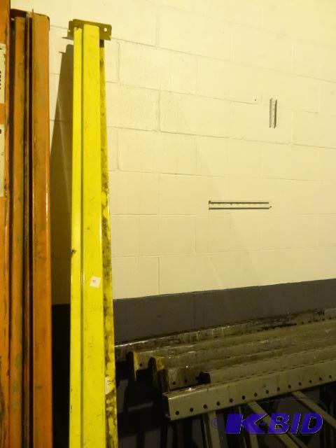 lot 186 image: 96 x 4 pallet rack beams. Qty 2...