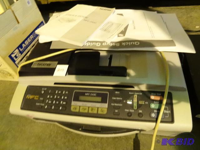 lot 203 image: Brother MFC-240C fax scan and copy machine....