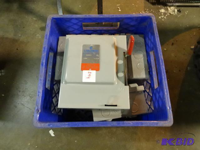 lot 294 image: 5 electrical disconnect boxes...
