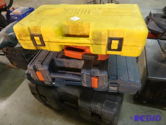 lot 298 image: 5 empty tool cases...