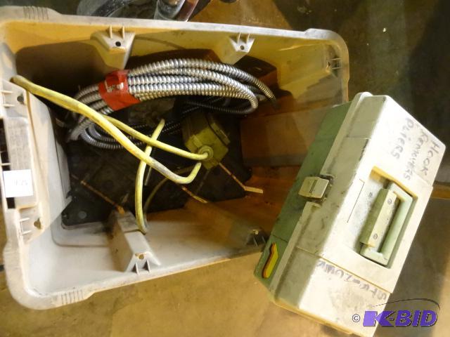 lot 326 image: Flexible conduit. Stihl saw chain. GFI outlet...