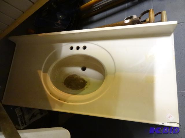 lot 335 image: Vanity sink. 49 x 22...