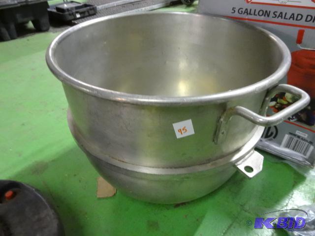 lot 75 image: Hobart mixing bowl. 19 x 17...
