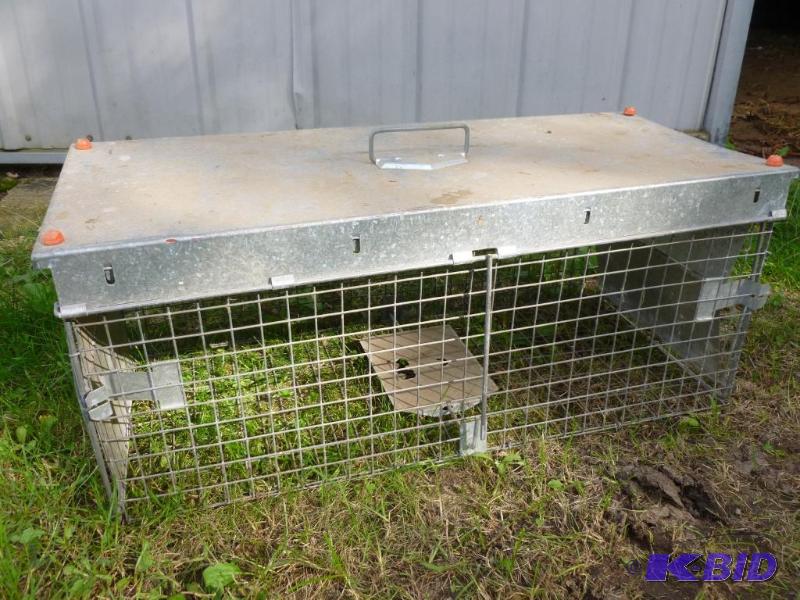 lot 12 image: Victor medium size live trap that measures 29...
