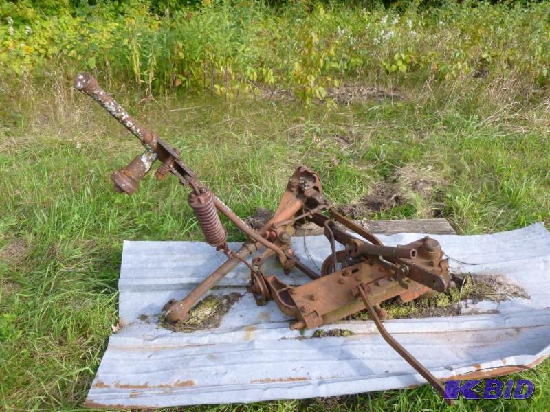 lot 17 image: Vintage Dearborn iron parts mower....