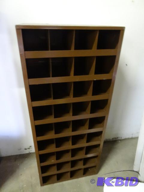 lot 16 image: 18 x 12 x 42 metal hardware cabinet....