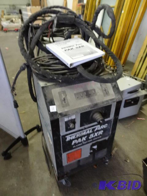 lot 22 image: Thermal arc pak 5XR plasma cutting system. No...