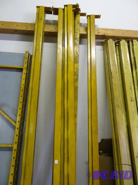 lot 29 image: 120 x 4 pallet rack beams. Qty 8...