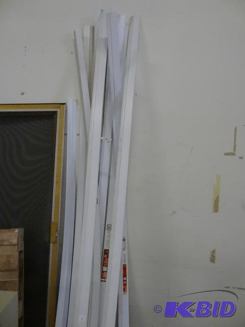 lot 35 image: Garage door weather strip. 2 78 x 9. 9 piec...
