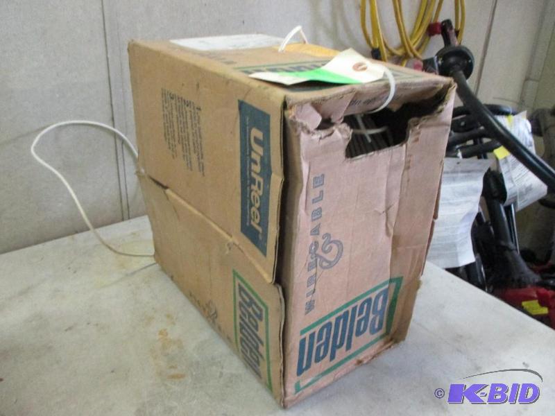 Near full box of wire...