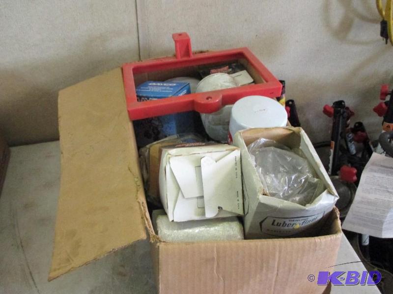 Box of filters and parts...