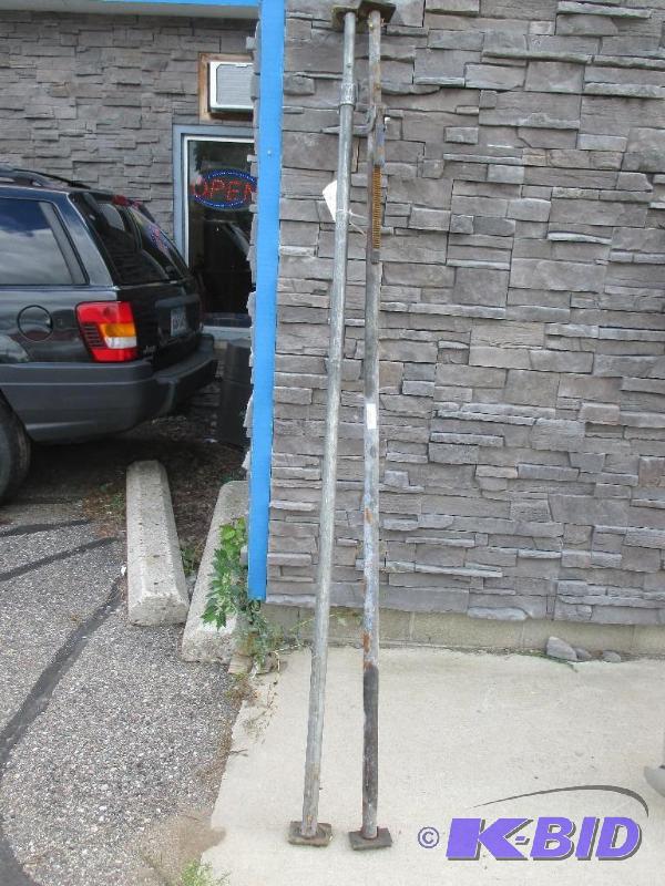 2 semi trailer load bars...
