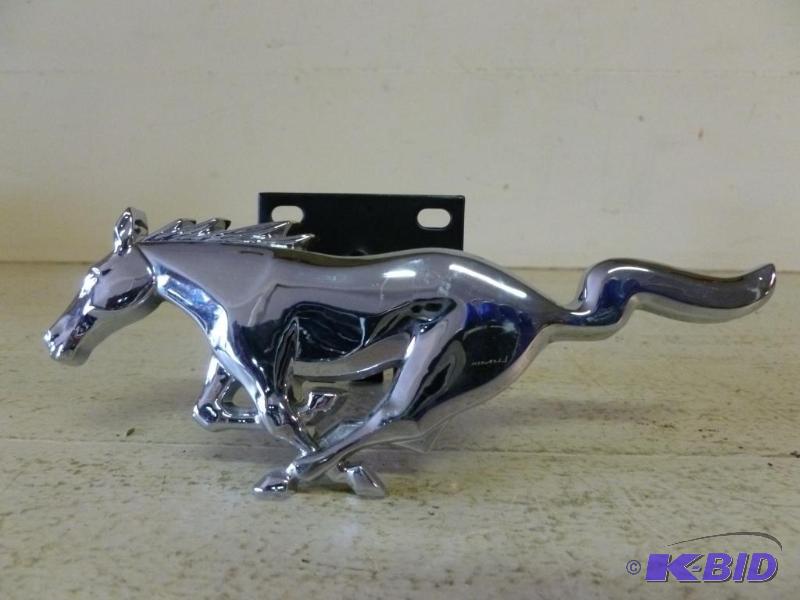 lot 29 image: Mustang chrome plated metal car ornament....