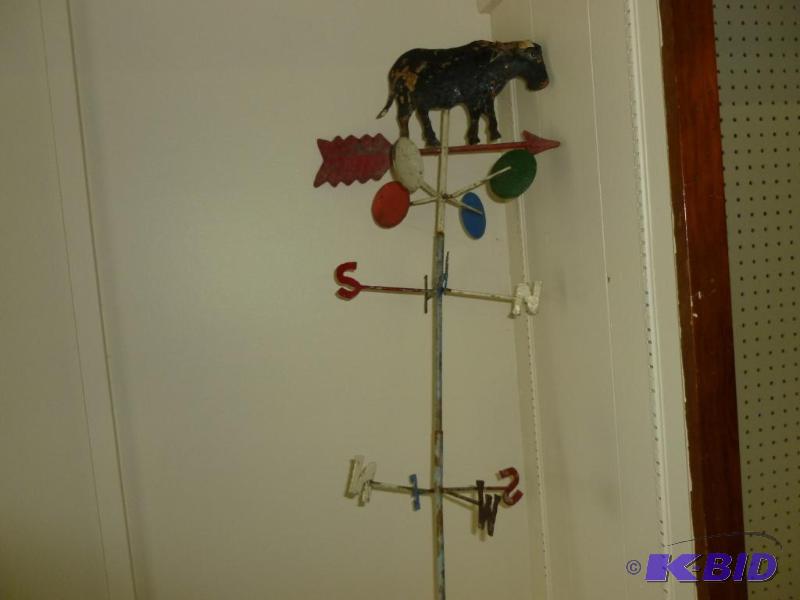 lot 30 image: Large metal wind directional yard decoration ...