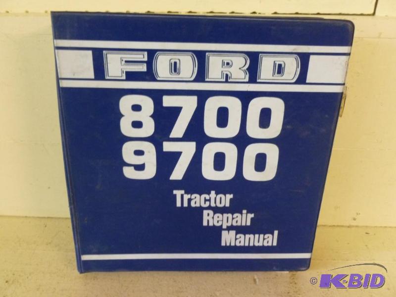 lot 57 image: Vintage 1978 Ford 8700 - 9700 Tractor Repair ...