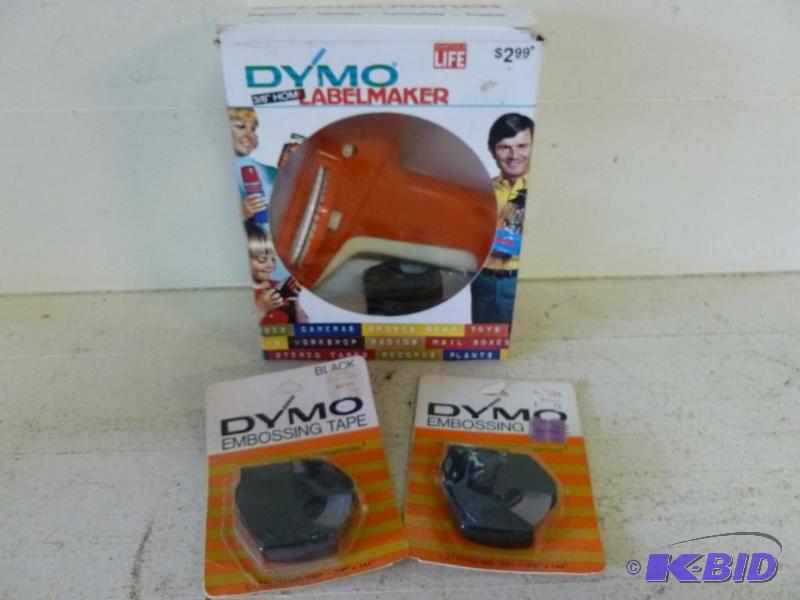 lot 66 image: Dymo 38" home label maker, comes with t...
