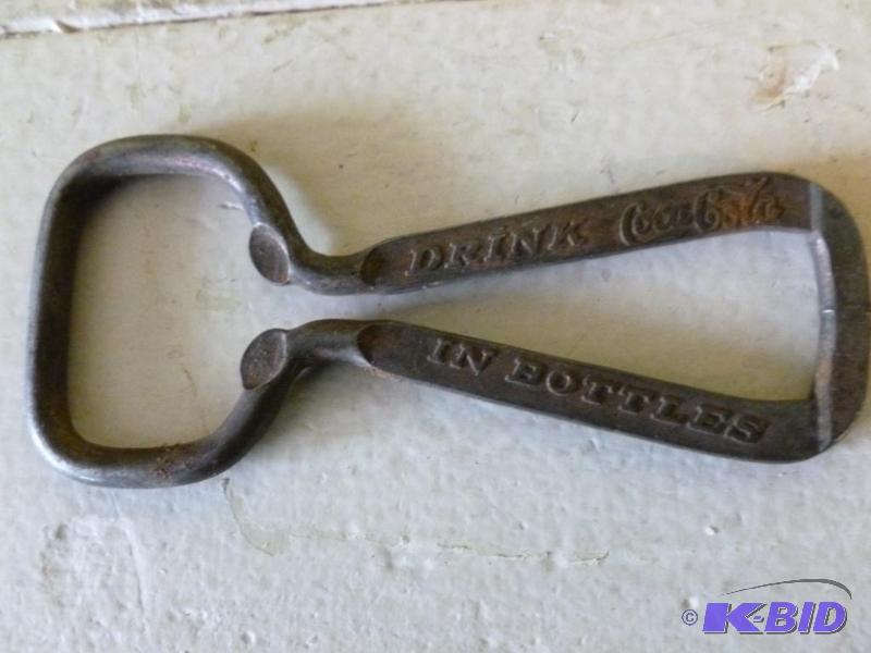 lot 86 image: Vintage Drink Coca-Cola metal bottle opener t...