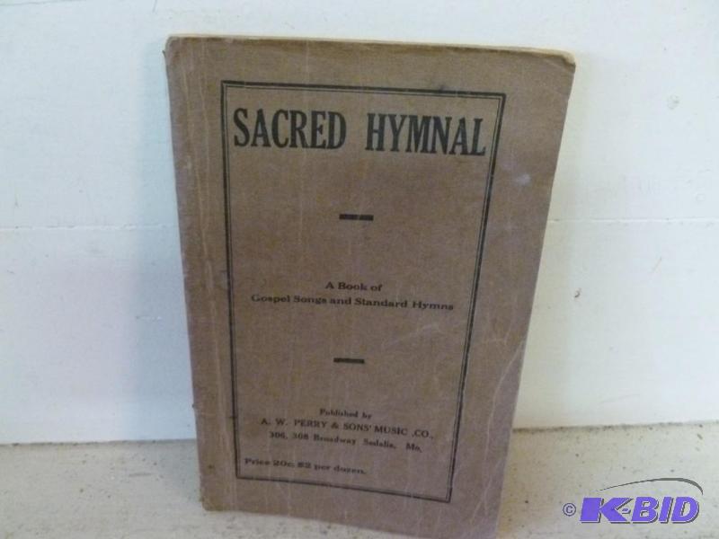 lot 96 image: Antique Book - Sacred Hymnal - 1899....