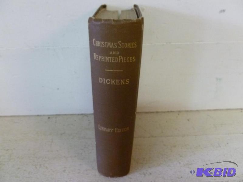 lot 99 image: Antique Book - Charles Dickens - Christmas St...