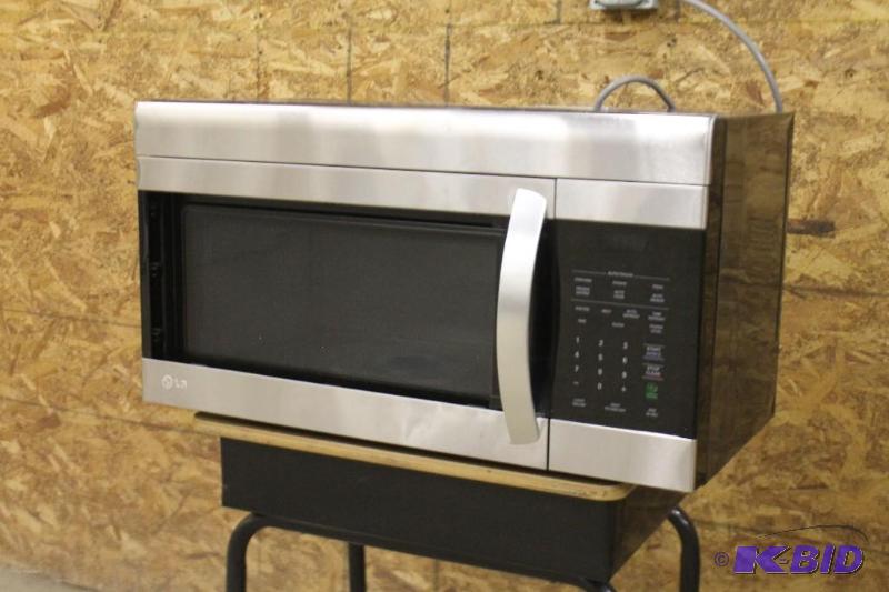 NEW LG 1.6 CU. FT. NON-SENSOR OVER THE RANGE MICROWAVE OVEN