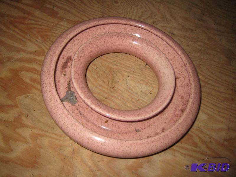 Red Wing Older Vintage Pottery Pink Console Bowl (Rare)