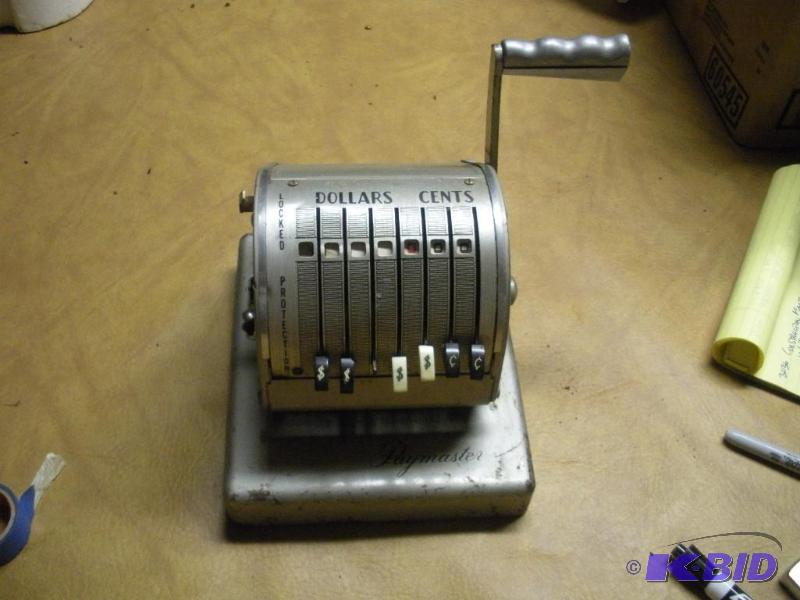 Vintage Paymaster Series X-900 Check Stamper