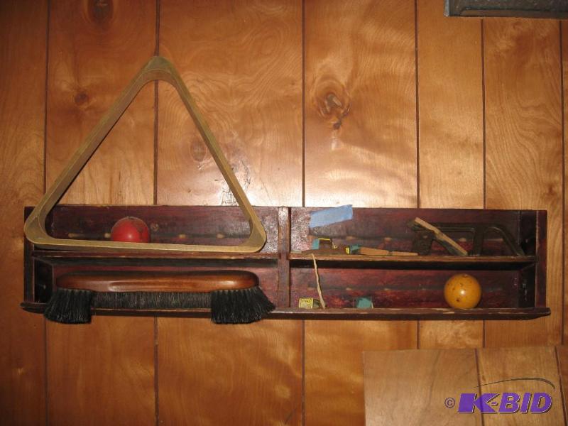 Pool Cues and Accessories (Includes Rack)