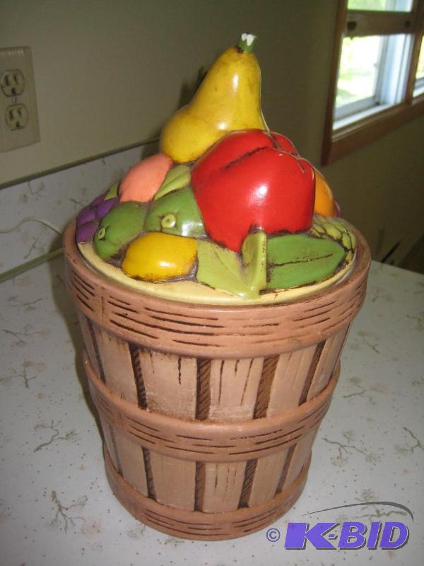 Fruit Basket Cookie Jar