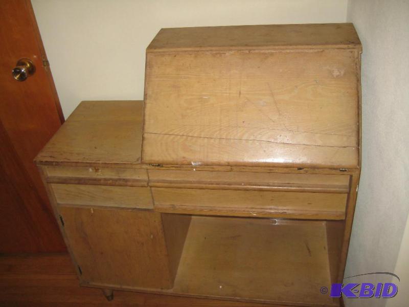 Childs Desk with Drop Down Writing Table