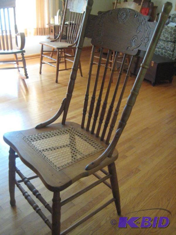 Ornate Cane Bottom Chair