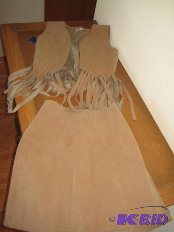 Cowgirl Dress and Vest (Childs Small to Medium)