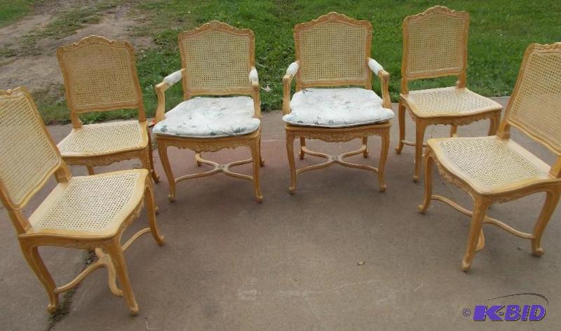 1 Lot of &nbsp - 6 Wood Woven Kitchen Dining...