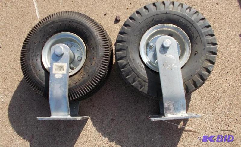 Lot of 2 Assorted Size CastorCart Wheels In ...