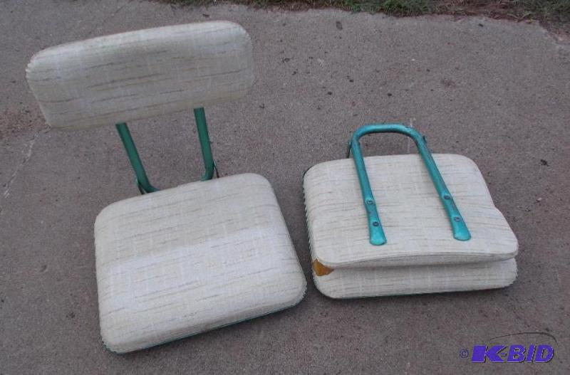 Set of &nbsp- 2 Folding Portable Boat Seats ...