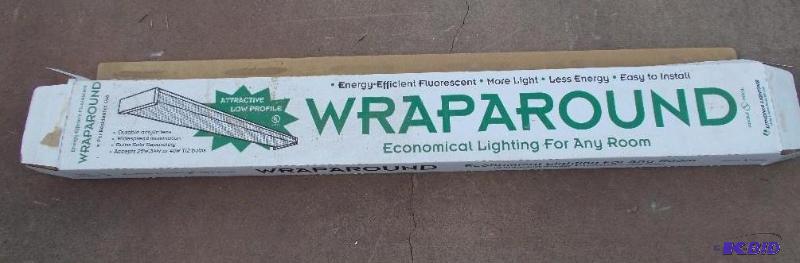 Wrap Around Brand 4 Florescent Light Fixture...