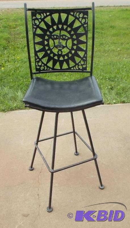 Metal High Back Patio Deck Chair In Very Good...