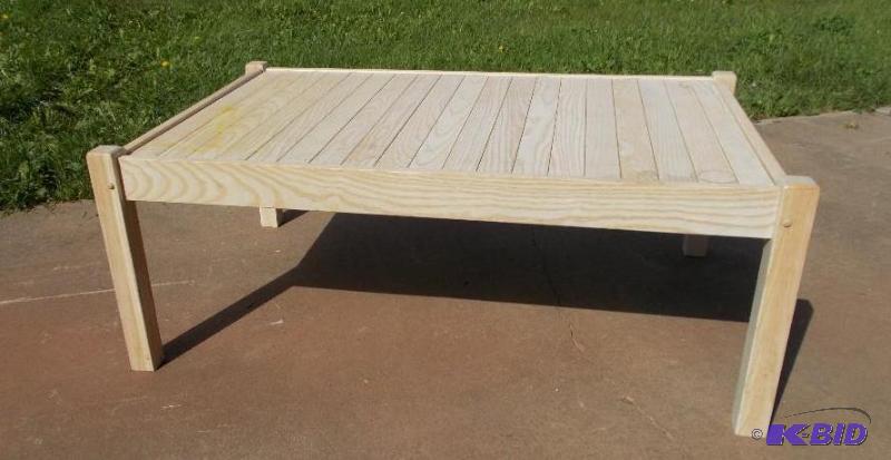 BlondeWhite Finish Wood Coffee Table 40&quot...