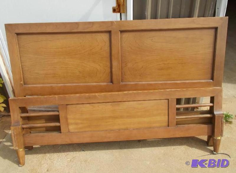 Full Size Wood Head BoardFoot Board Bed Set ...