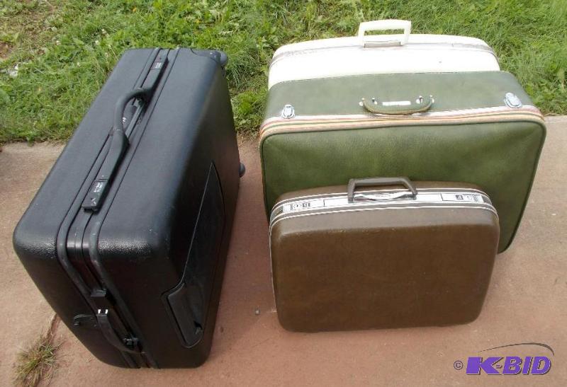 1 Lot of Assorted Suit CasesLuggage...