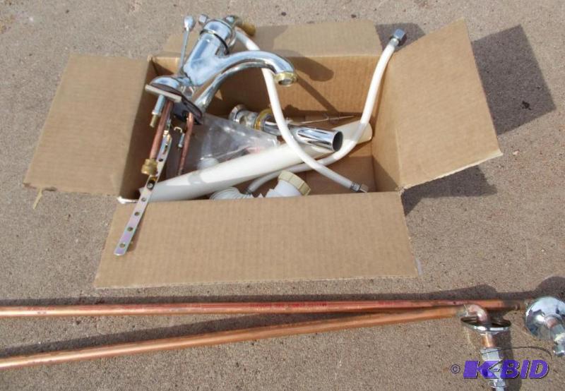 KitchenBath Faucet With Copper Tubing, Valve...
