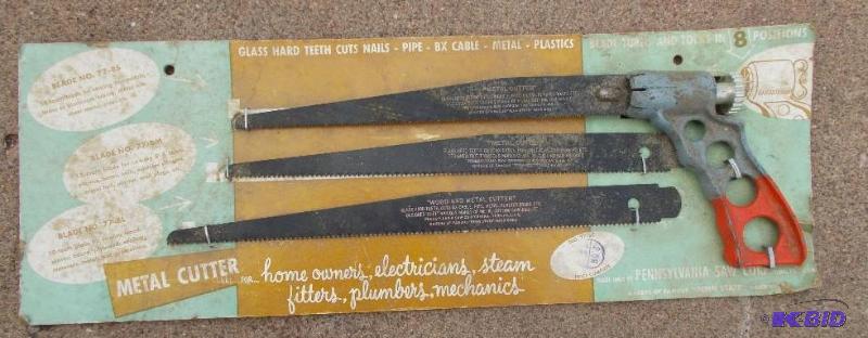 Pennsylvania Saw Corp 3 PC Metal Hand Saw Set...